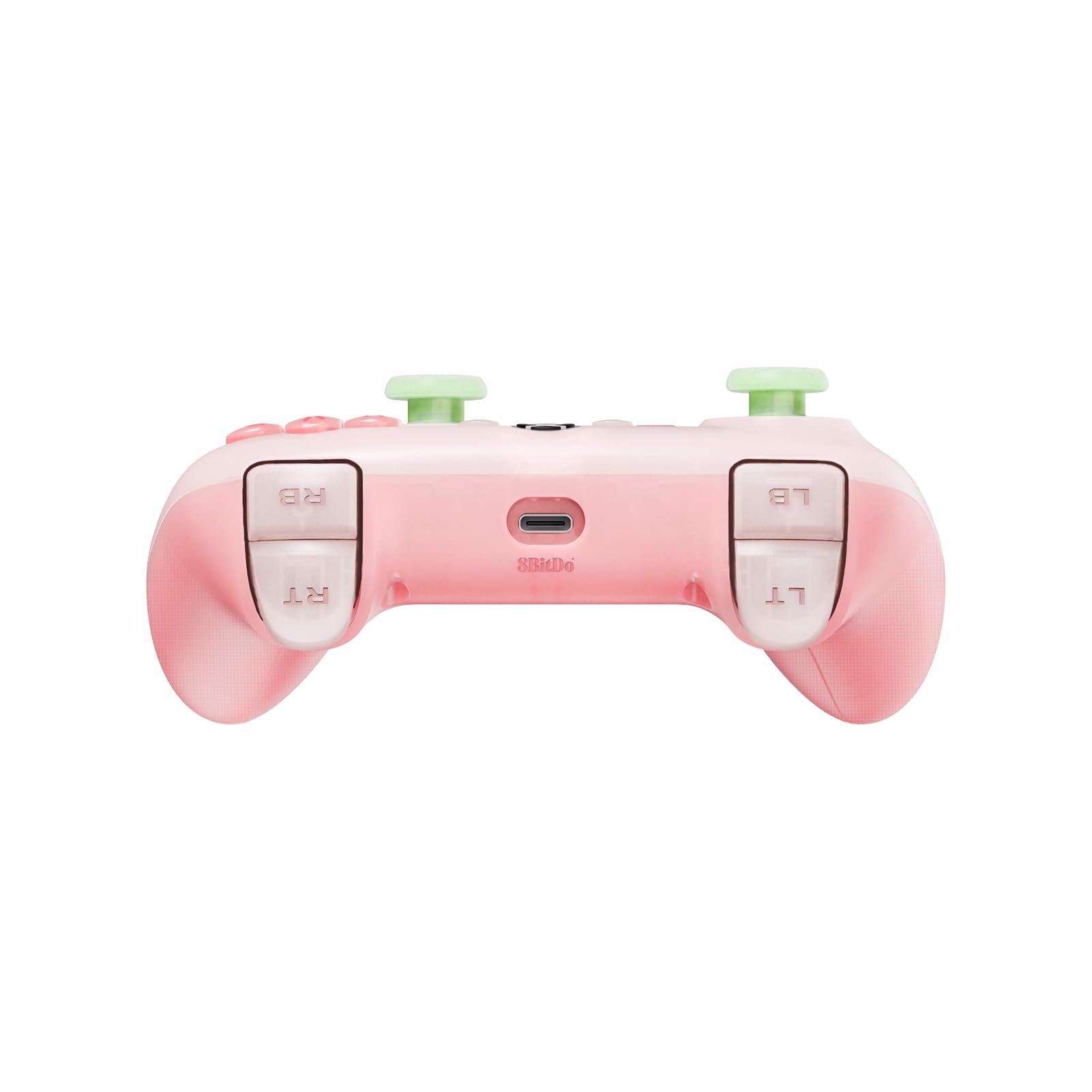8Bitdo Ultimate Mini Wired Controller for Xbox - Pink, RGB Fire Ring, Hall Effect Joysticks 3