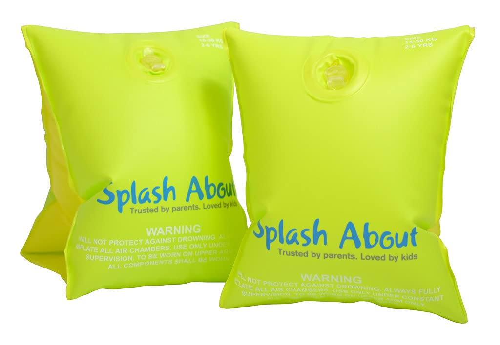 Splash About Inflatable Armbands - Learn to Swim Aid | Yellow | 2-6 Years