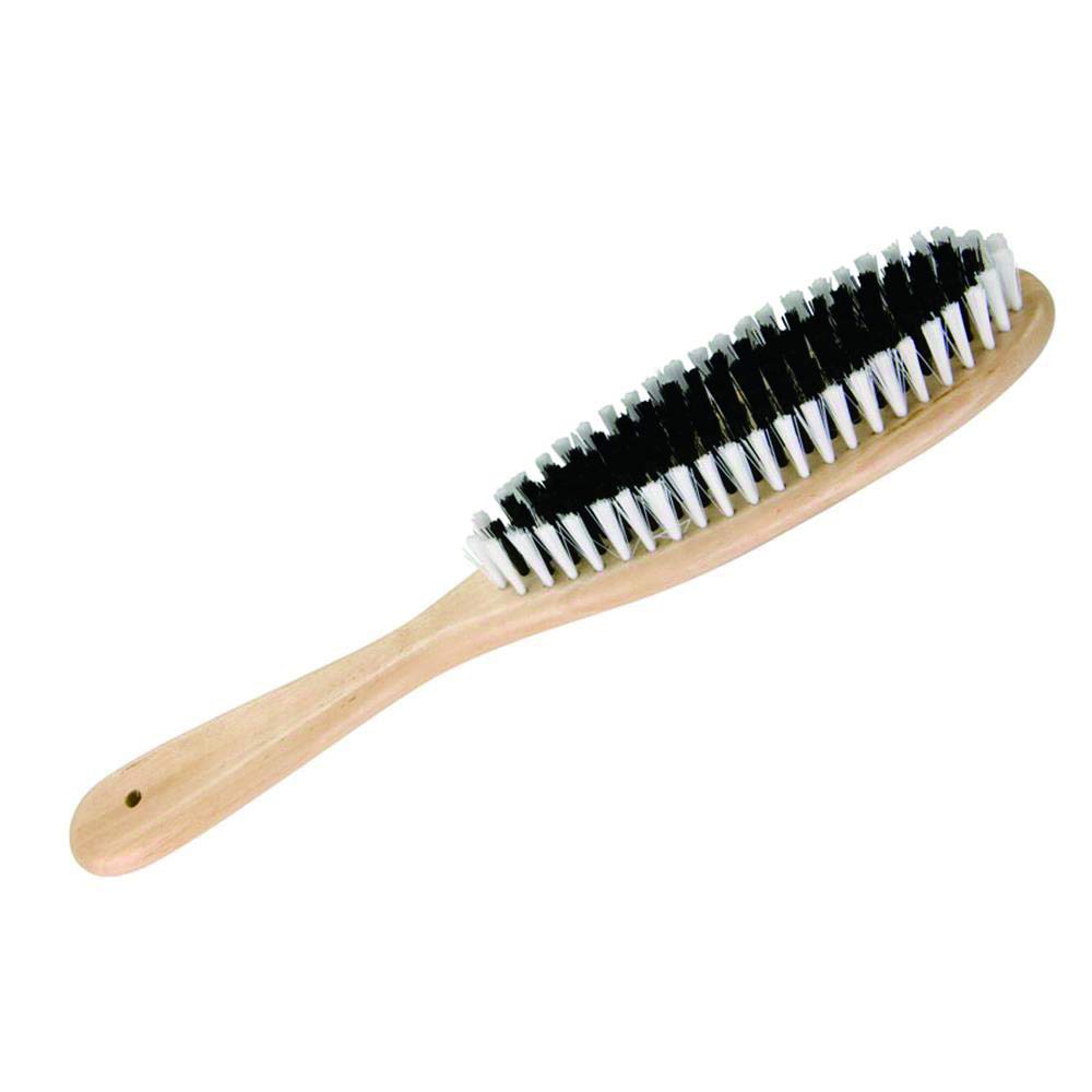 Elliott Varnished Wooden Clothes Brush - Durable Synthetic Fibres | Travel Size 1