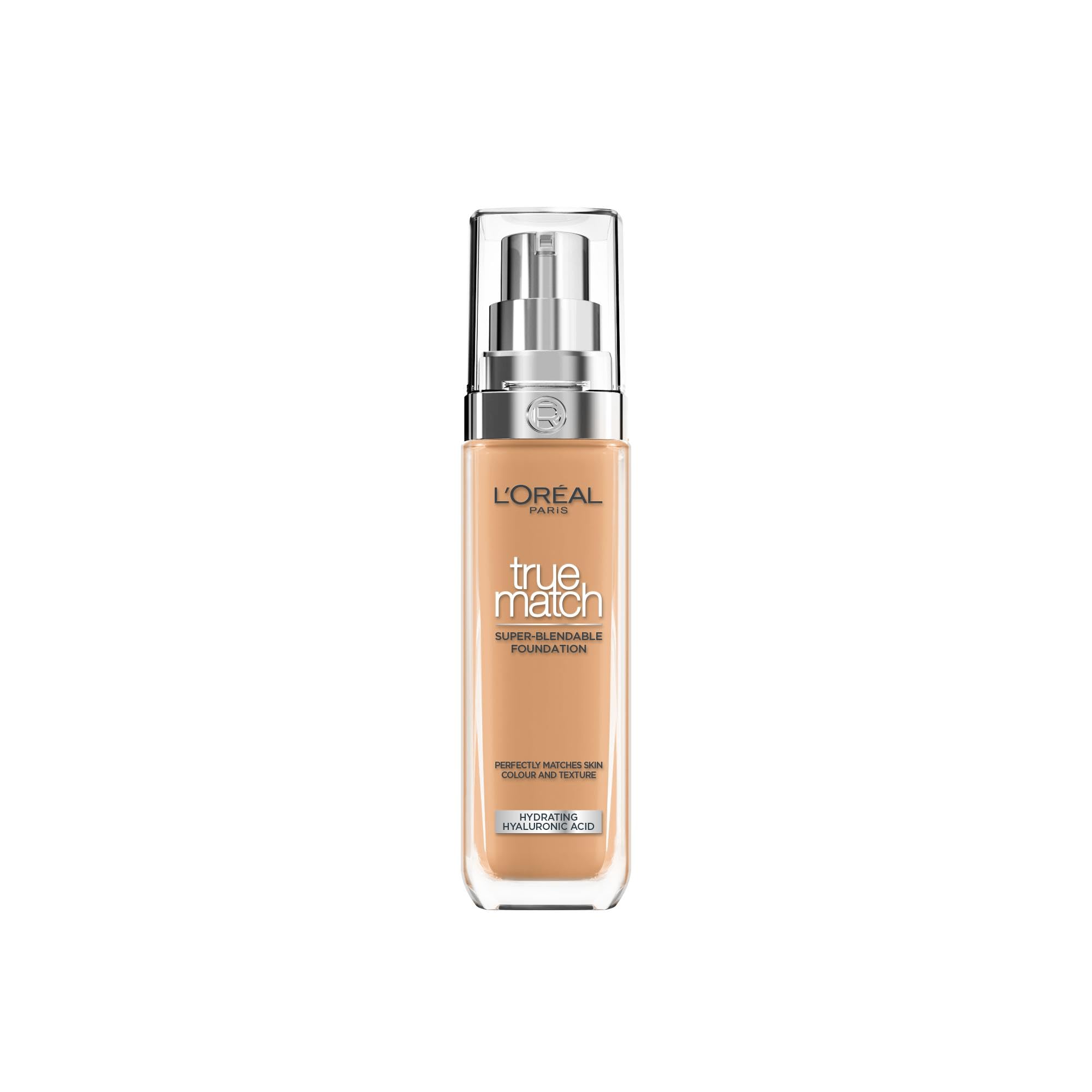 L'Oréal Paris True Match Liquid Foundation - Skincare Infused with Hyaluronic Acid, SPF 16, 6N Honey, 30 ml 1