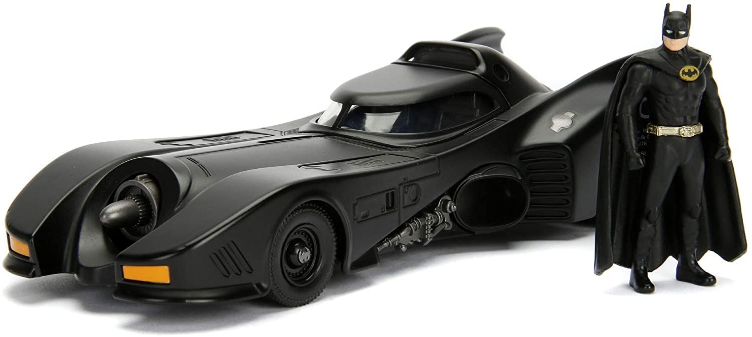 Jada Batman 1989 Batmobile 1:24 Scale Die-Cast Replica with Figure - Vehicles