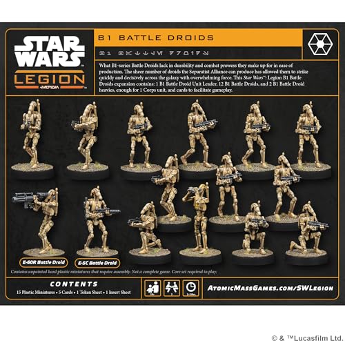 Asmodee Star Wars: Legion B1 Battle Droids Miniature Board Game Expansion 7