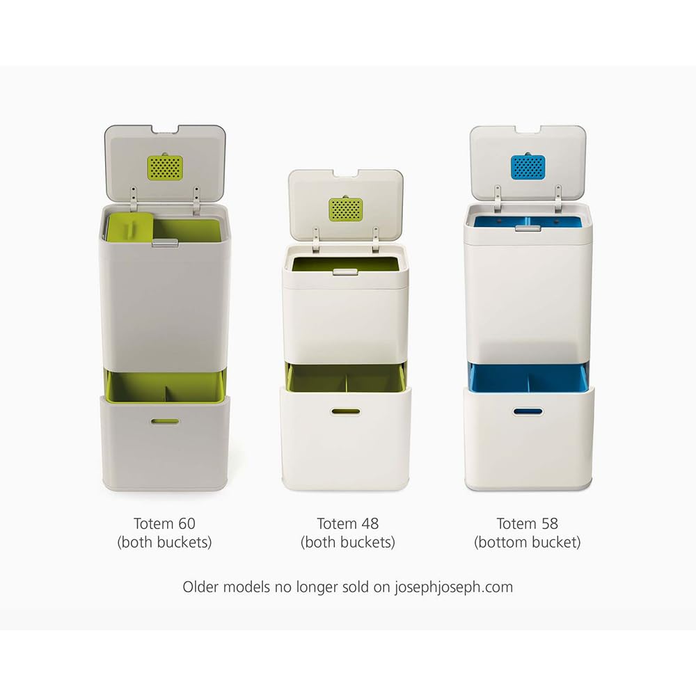 Joseph Joseph IW1 Eco Recycled Plastic Bin Liners - 24-36L Capacity | 20 Count | Black 4