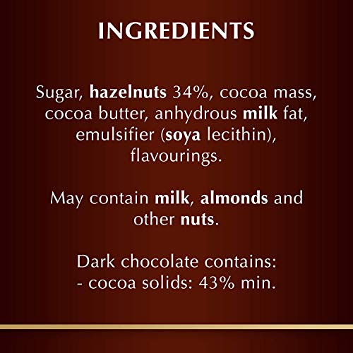 Lindt Les Grandes Dark Chocolate Hazelnut Bar, 150 g 8