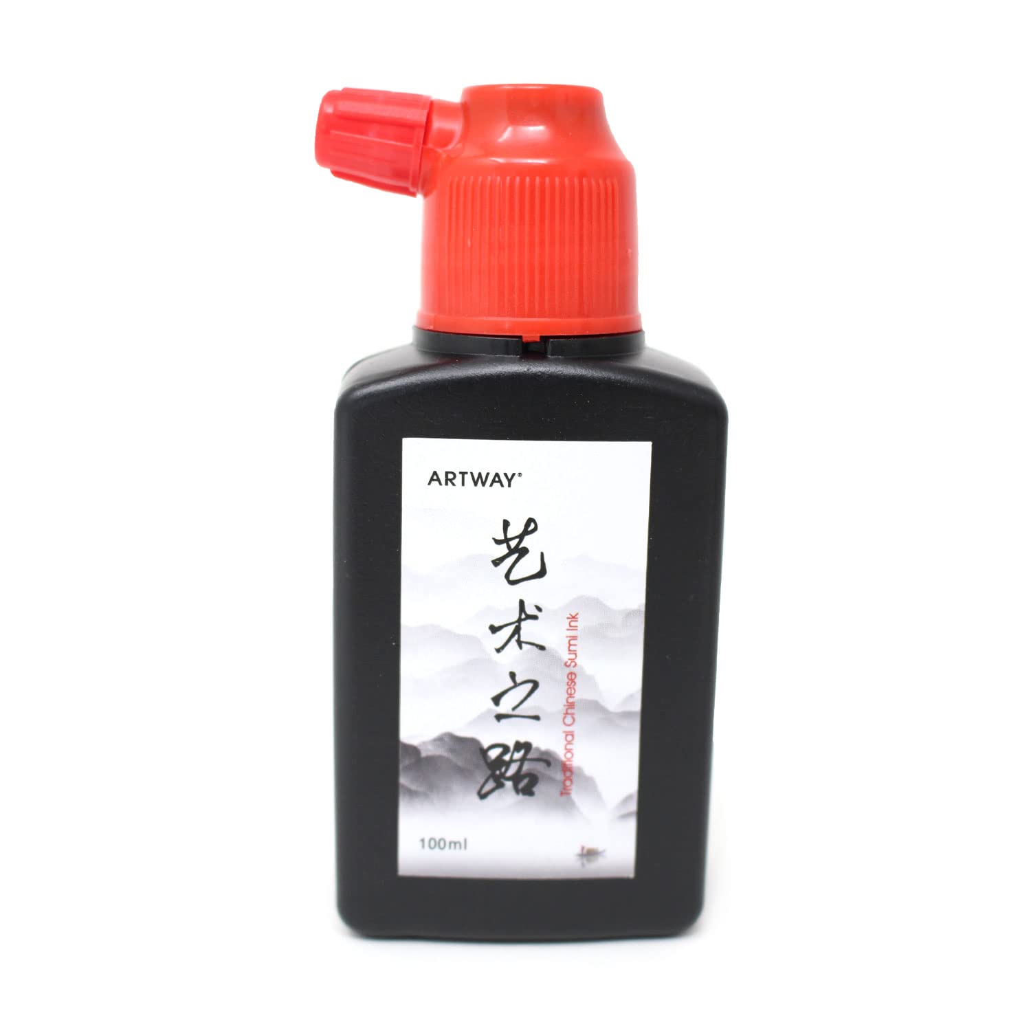 Artway Chinese Sumi Ink - Dense Black Drawing Ink | 100ml | Lightfast Finish 1
