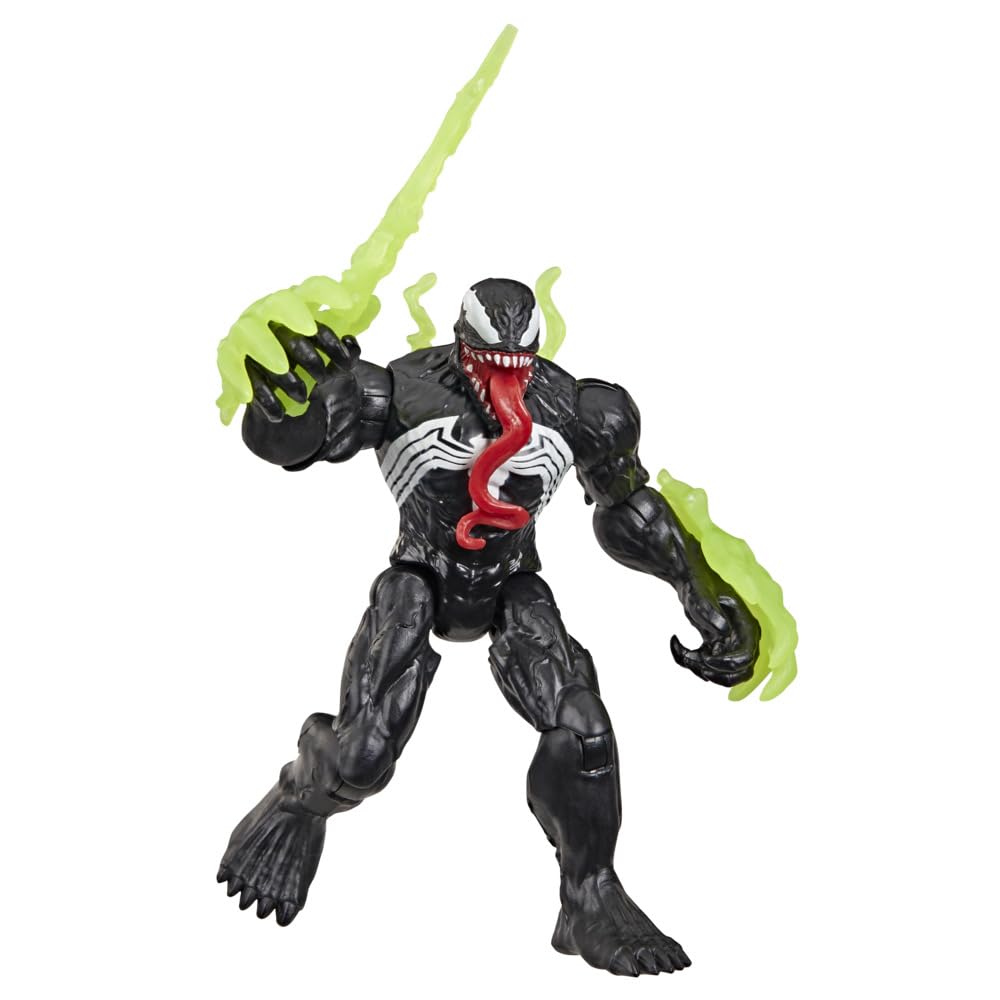 Marvel Venom Action Figure - 11.4 cm Poseable Figure with 6 Accessories | Ages 4+ 5