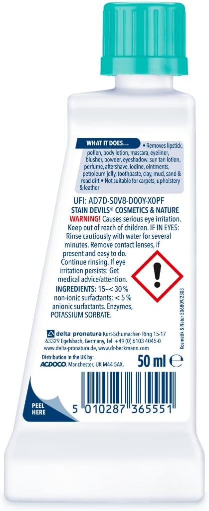 Dr. Beckmann Stain Devils Mud, Grass & Make-Up Stain Remover (70g)