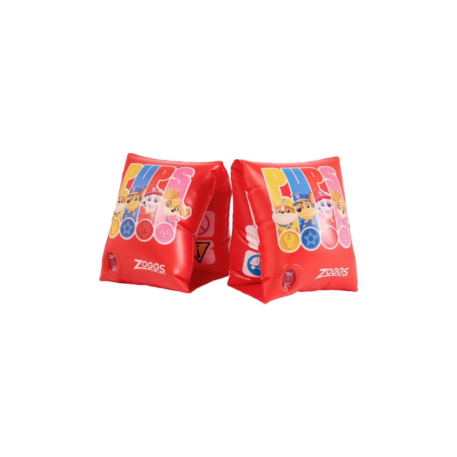 Zoggs Paw Patrol Inflatable Armbands - Learn to Swim Aid | Ages 1-6 Years | Red PVC