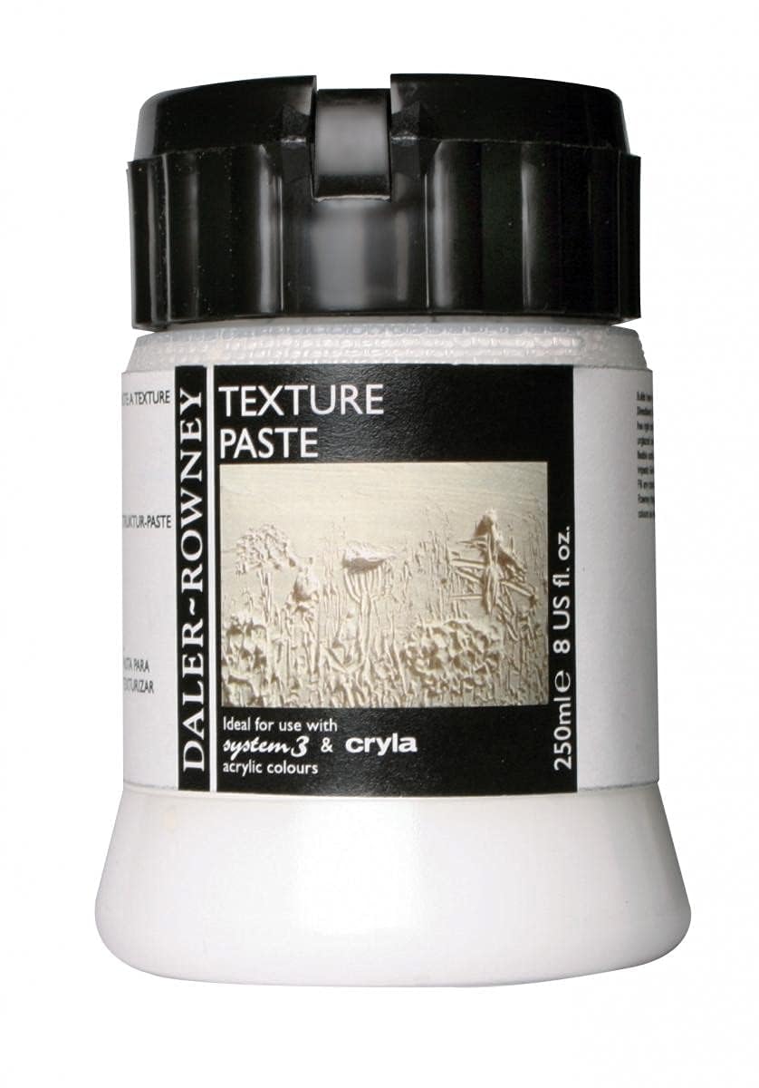 Daler Rowney Texture Paste - Heavy Layer Building | 250 ml | Matt White Finish 3
