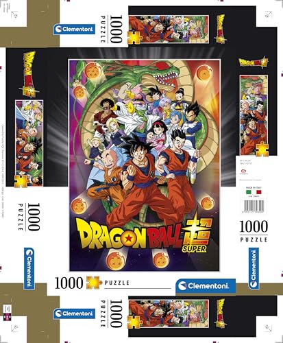 Clementoni Dragonball Puzzle - 1000 Pieces, High-Quality Collection for Adults and Kids