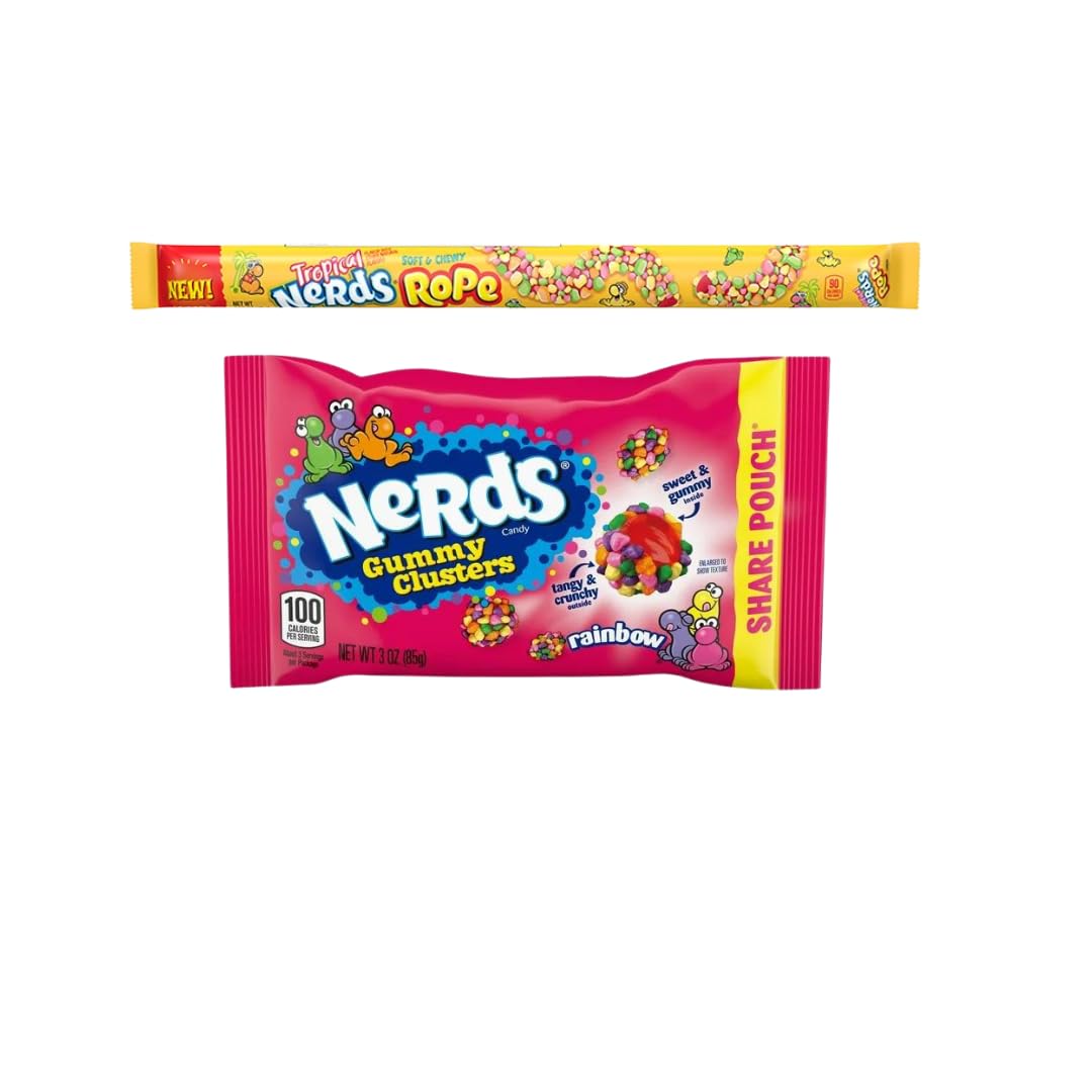 Picaboxx Nerds Flavoured Treats Gift Box - American Treats | Hard & Soft Candy Assortment 5
