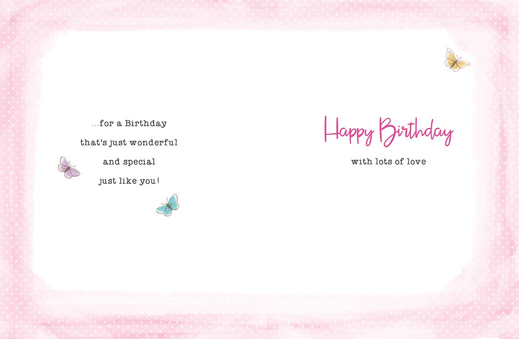 Piccadilly Greetings Niece Birthday Card | Cat In A Shoe Design | 8 x 6 Inches