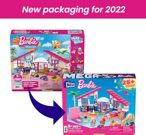 Barbie - Mega Construx Barbie Malibu House Building Set (GWR34)