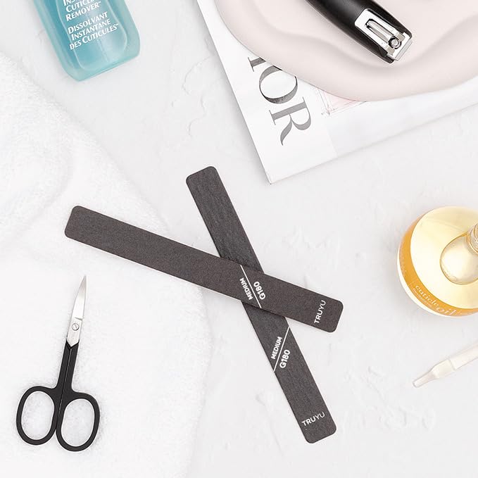 Truyu Pro Nail Shapers - 2 Count, Fine & Superfine Grit