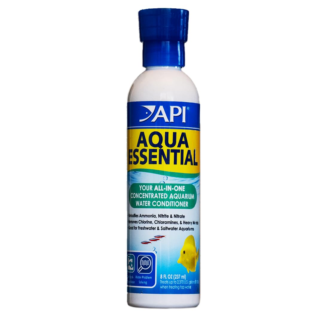 API Aqua Essential Water Conditioner - Instant Chemical Removal | Treats 2,370 Gallons | 237 ml Liquid 1