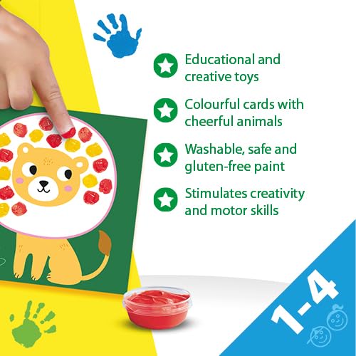 SES Creative My First - Fingerprint Paint Art Set | Ages 1-4 | 13 Piece Set 2