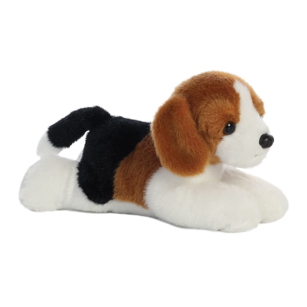 Aurora Mini Flopsies Homer Beagle - Soft Plush Toy for Babies & Toddlers 3