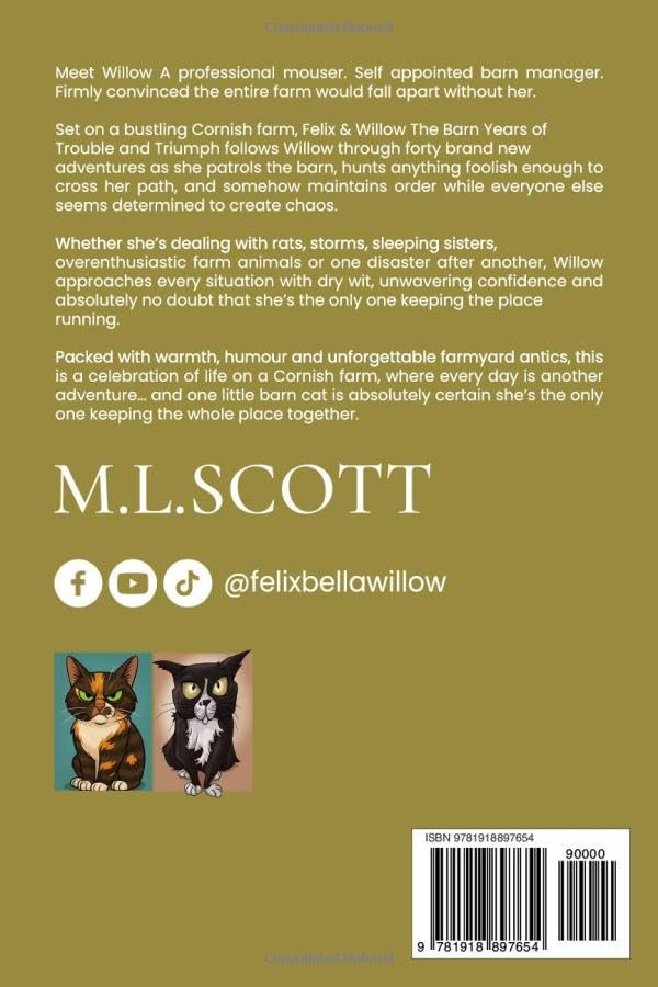 Felix & Willow The Barn Years of Trouble and Triumph Paperback - M.L. Scott