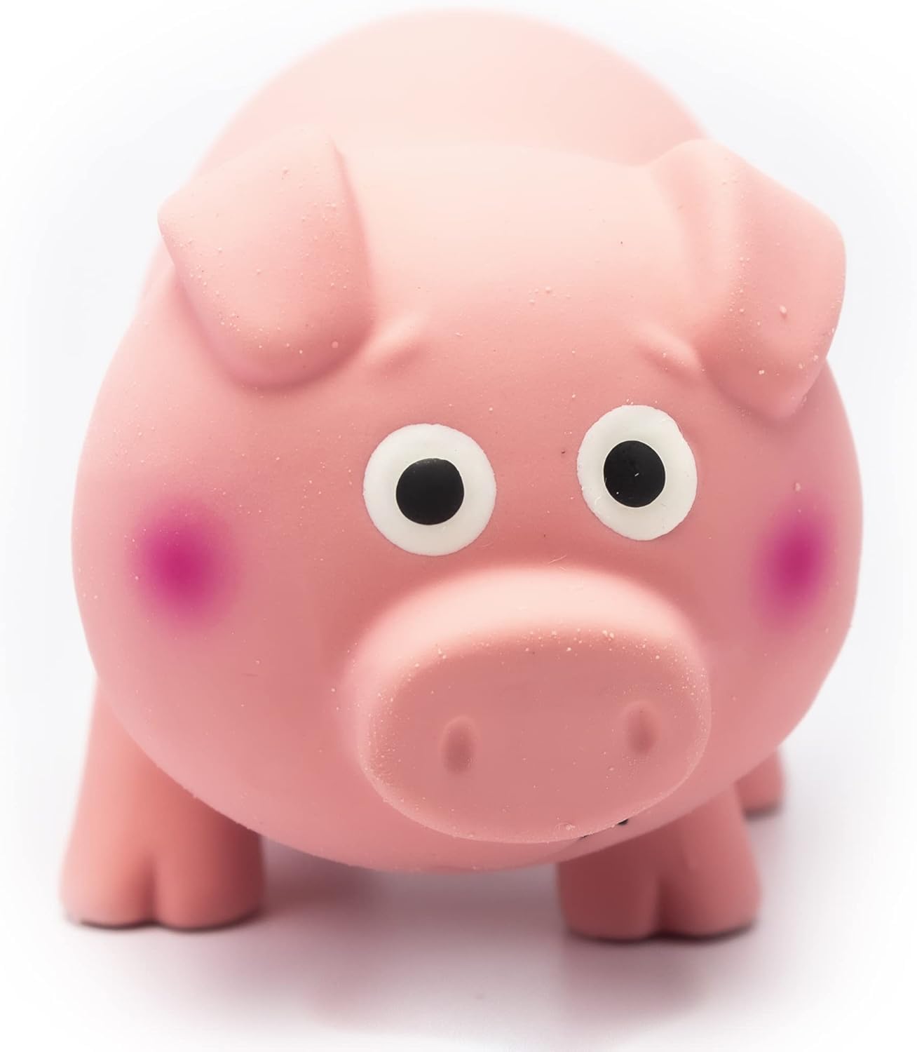 Petface Latex Oink Oink Pig Soft Chew Dog Toy | Non-Toxic Natural Rubber | Portable