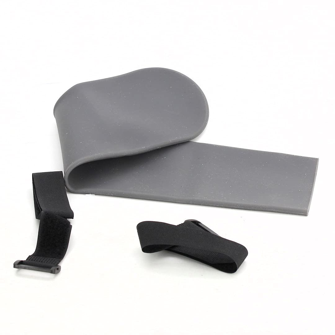 TRIXIE Silicone Protective Dog Sock - Large Size | Grey | Wound & Bandage Protection | 40cm Length 3