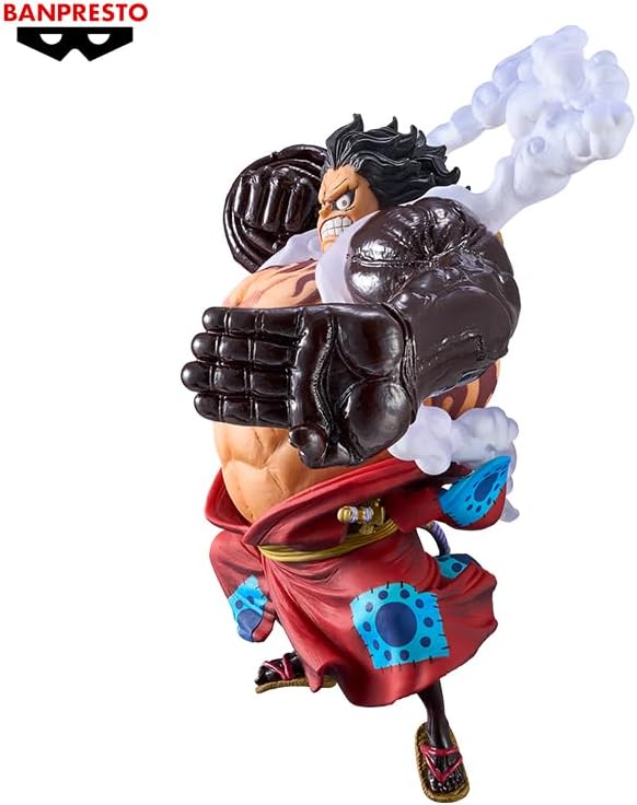 BANPRESTO King of Artist One Piece - Monkey D. Luffy Gear 4th Bounceman PVC Figure (BA-0001)