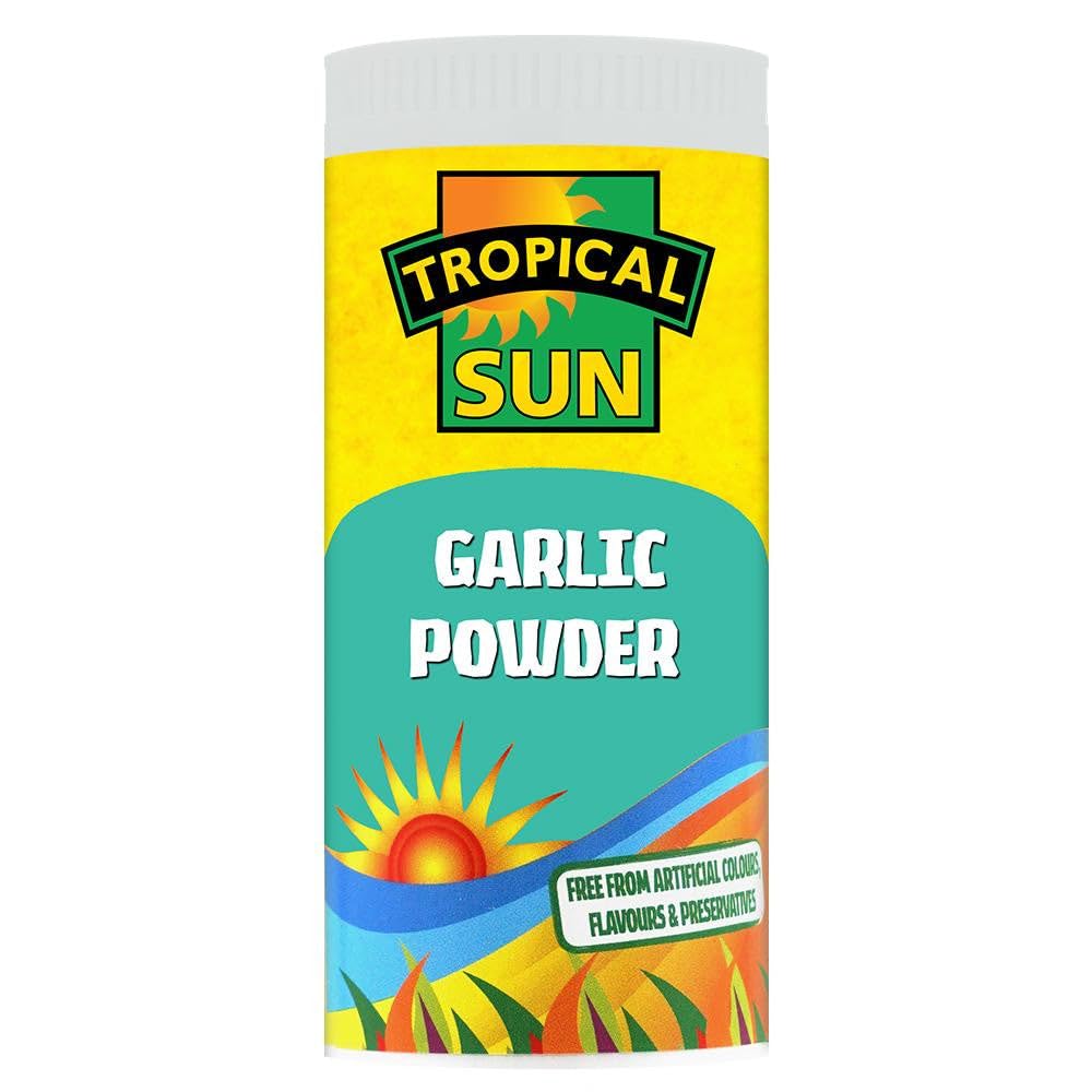 Tropical Sun Garlic Powder - Pure Ground Dehydrated Garlic for Cooking | 100g