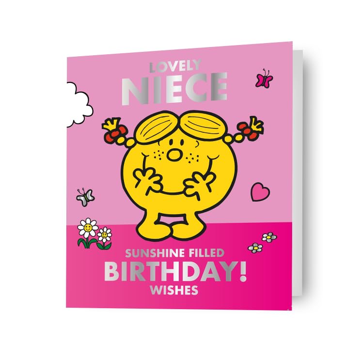 Danilo Promotions LTD Mr Men & Little Miss 'Lovely Niece' Birthday Card | 178mm x 128mm 1