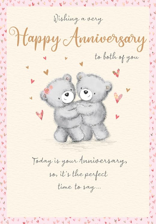 Regal Publishing Anniversary Card - Wishing a Very Happy Anniversary To You | 9 x 6 1