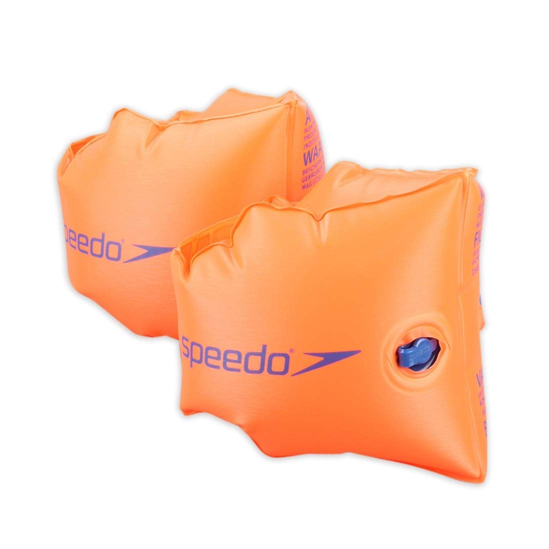 Speedo Inflatable Swimming Armbands - Learn to Swim Aid | Orange, 6-12 Years