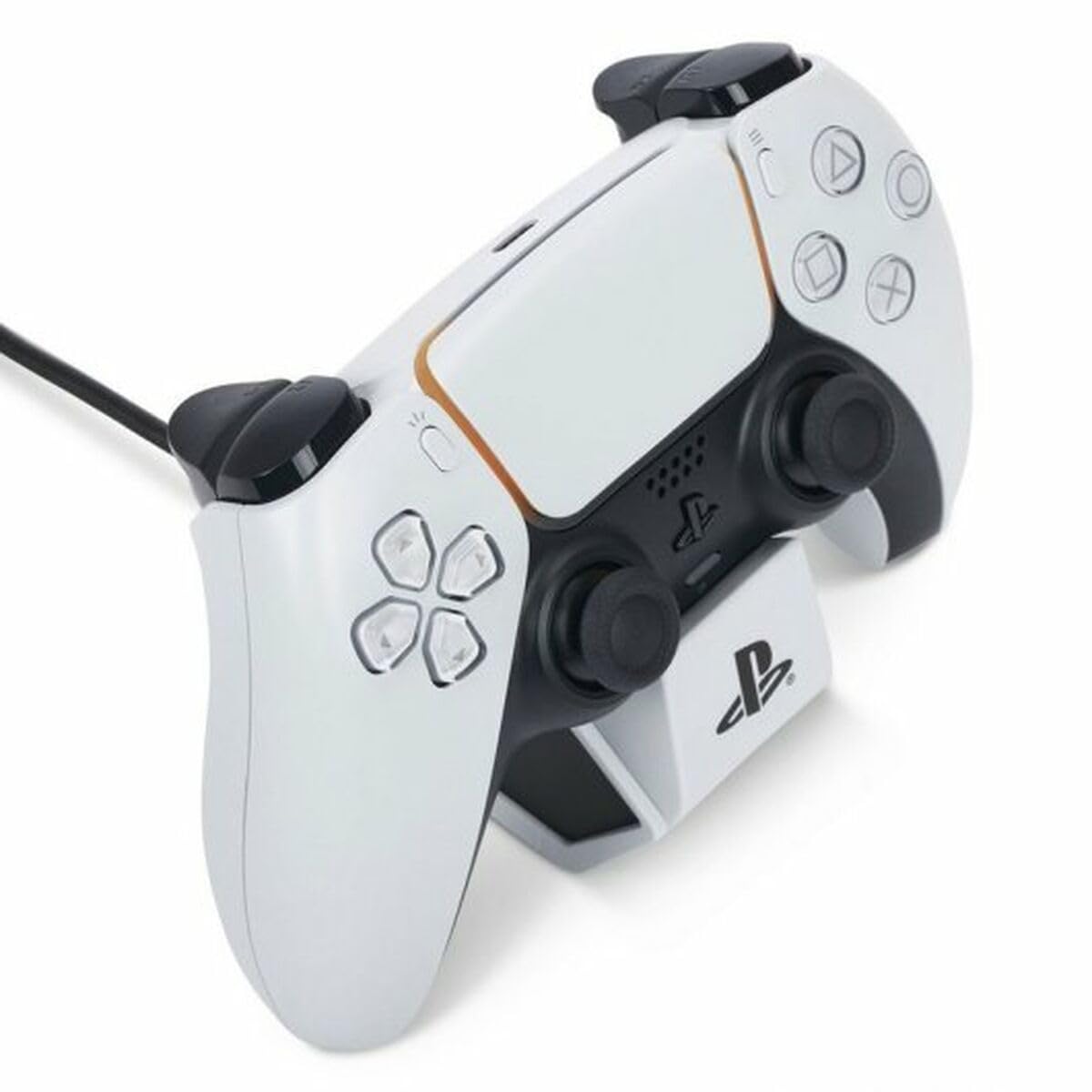 PowerA Charging Station - Drop & Charge Design | USB Powered | Weighted Base for PS5 DualSense Controllers 4