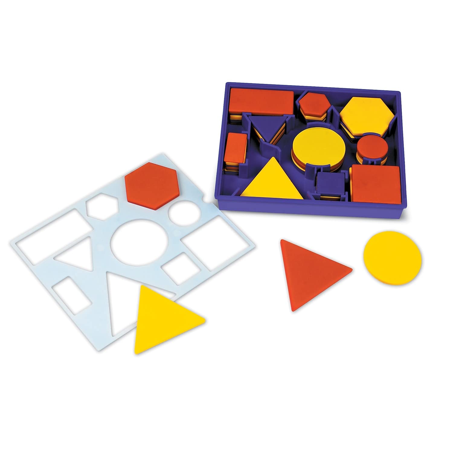 Learning Resources Attribute Block Desk Set - Sorting & Patterning | 60 Pieces | Ages 5-9 3