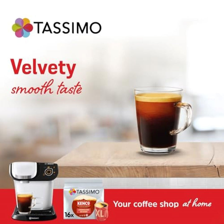 Kenco Americano Grande Coffee Pods for Tassimo Machines (Pack of 5, 80 Capsules)