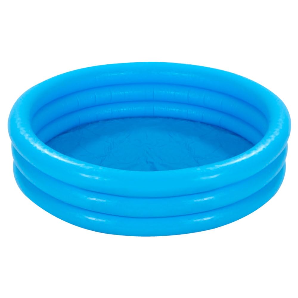 Intex Crystal Blue Inflatable Paddling Pool - 147cm x 33cm, 288 Litre Capacity, Ages 3+