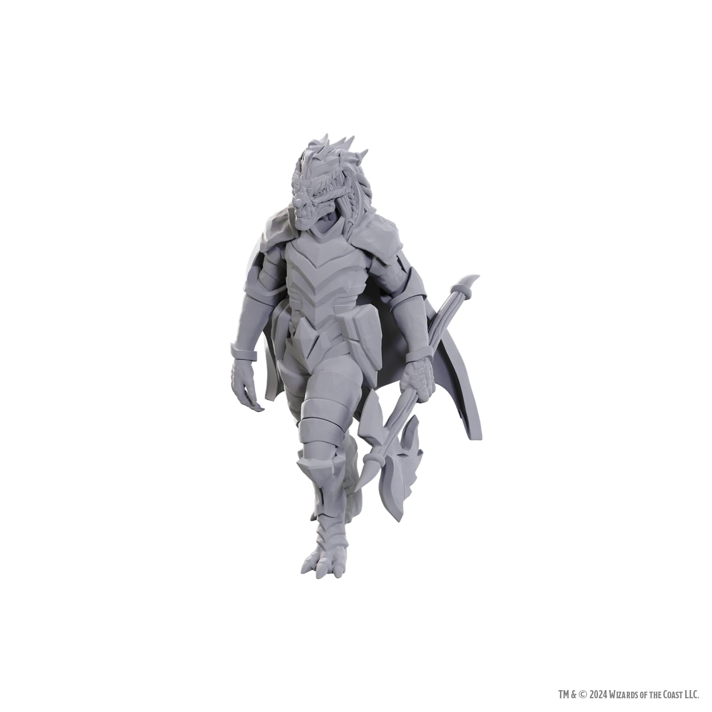 WizKids D&D Nolzur's Marvelous Miniatures - Dragonborn of Tiamat Wave 25 | Unpainted Plastic Figure