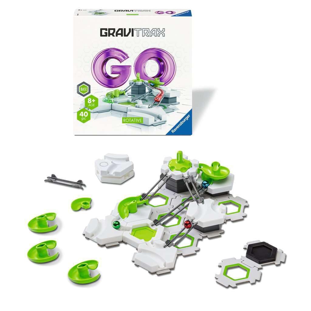 Ravensburger GraviTrax GO - STEM Marble Run Construction Set with Spiral Action Element