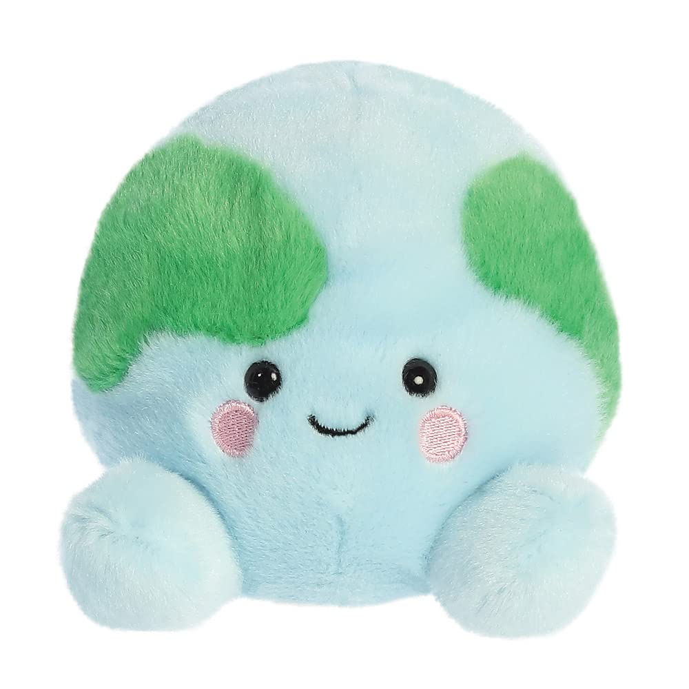 AURORA Palm Pals Eve Earth Stuffed Toy - Eco-Friendly, Bean-Filled, 13 cm