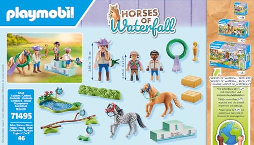 Playmobil 71495 Horses of Waterfall: Pony Tournament Playset for Ages 4+ 11