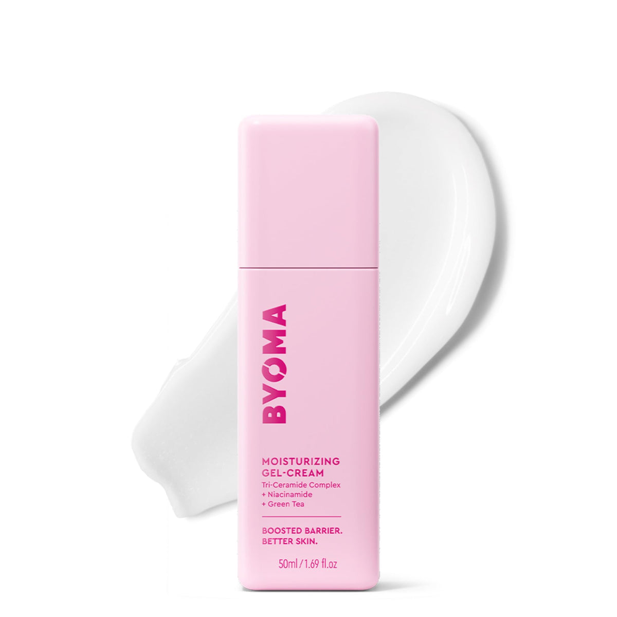 BYOMA Moisturising Gel Cream - 50ml Oil-Free Face Moisturiser with Niacinamide