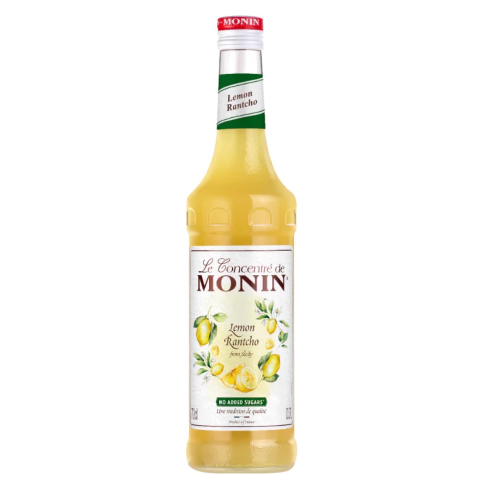 Monin Lemon Rantcho Concentrate - 50% Sicilian Lemon Juice | Vegan | 700ml