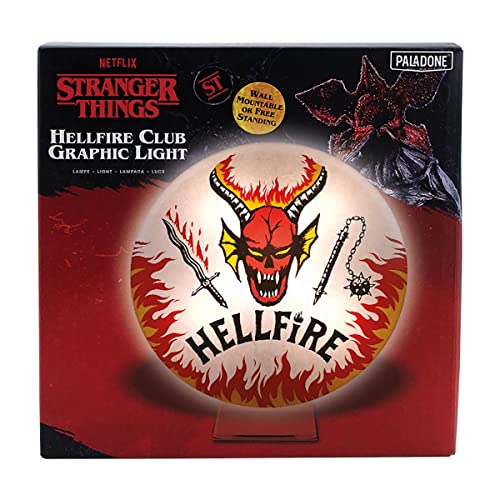 Paladone - Hellfire Club Logo Light Wall Mount or Free Standing Light