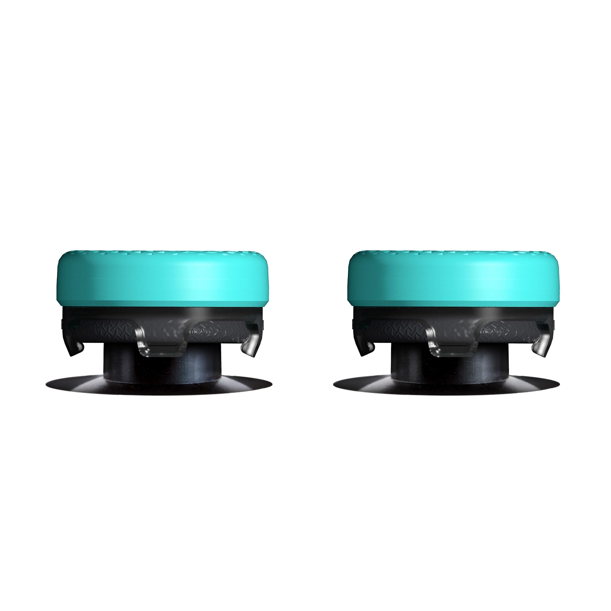 KontrolFreek Lotus Thumb Grips - Mid-Rise Height (6.1mm) | Blue-Green Rubber | For PS5 & PS4 3