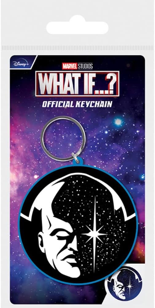 Pyramid International Marvel What If...? The Watcher Rubber Keyring, Zip Pull or Backpack Charm (RK39286C)