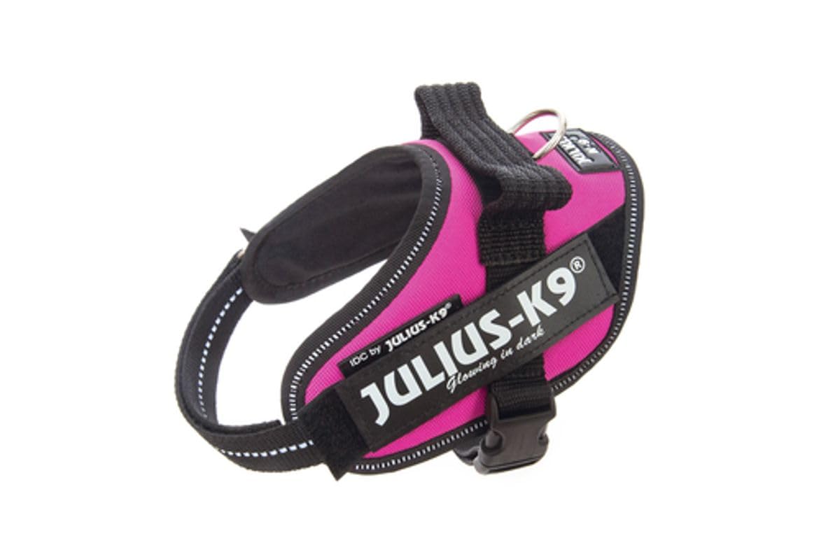 Julius-K9 IDC Powerharness Dog Vest Harness - Dark Pink | Size XS/Mini-Mini (40-53 cm Chest)
