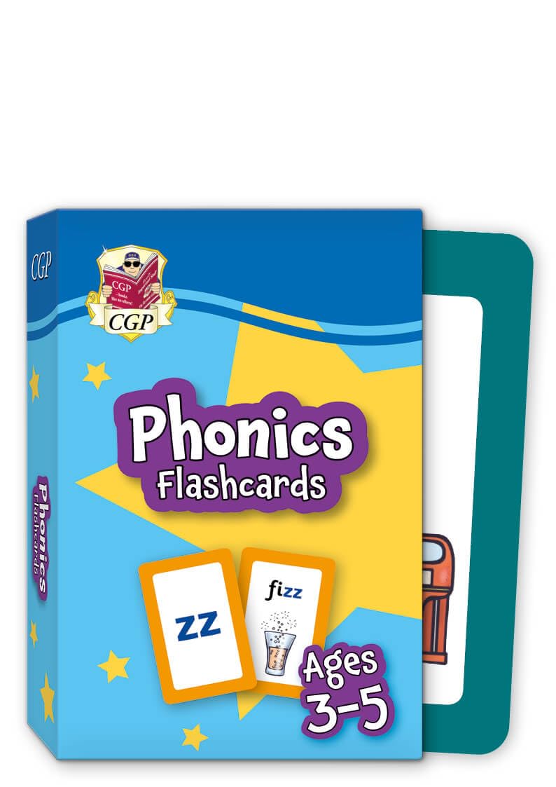 CGP Books New Phonics Flashcards - Ages 3-5 | 64 Pages | Paperback 1
