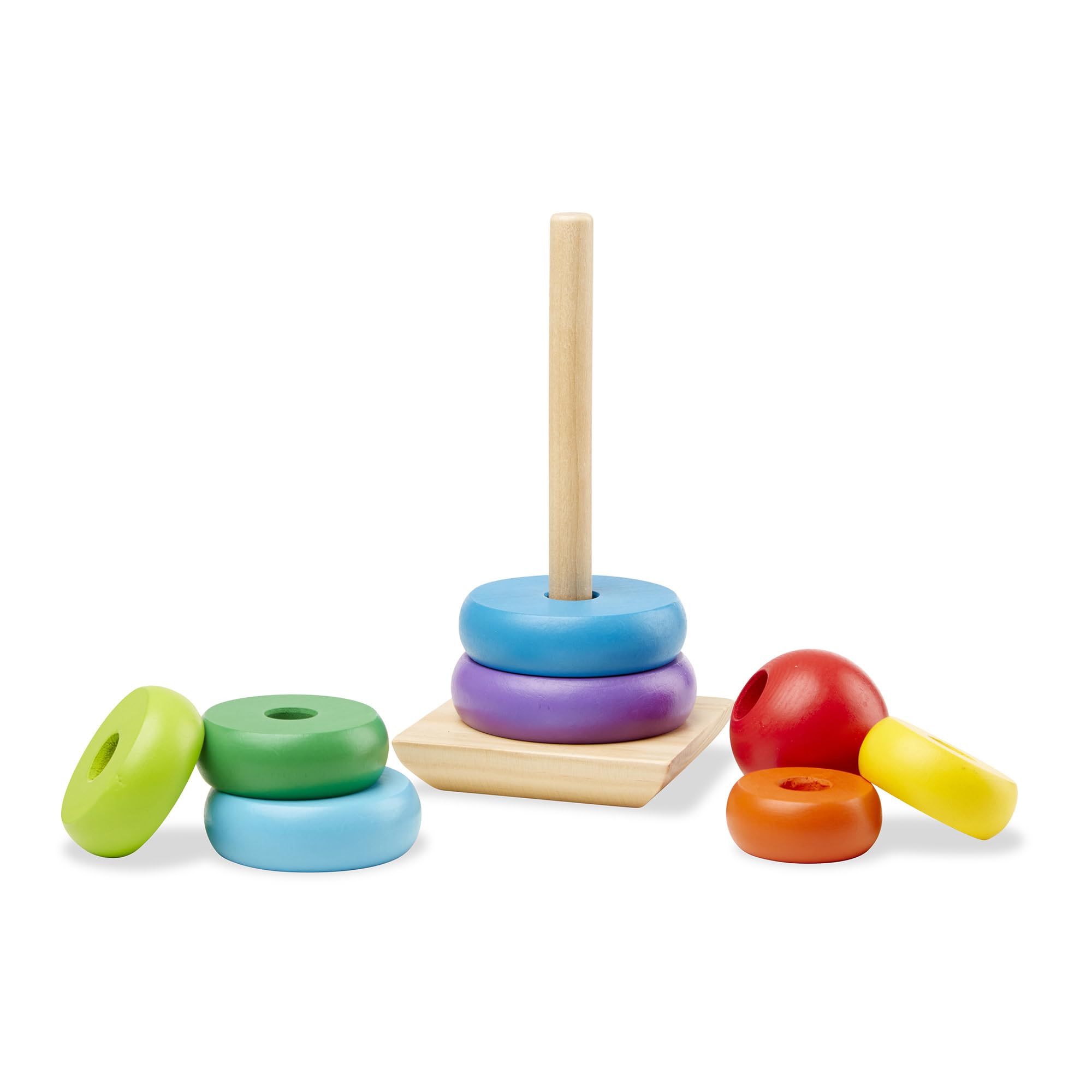 Melissa & Doug Rainbow Stacker - Developmental Toy | Motor Skills | Problem Solving | Ages 18 Months+ 9