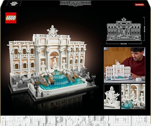 LEGO Architecture Trevi Fountain 21062 Building Set | 1,880 Pieces | Ages 18+ 12