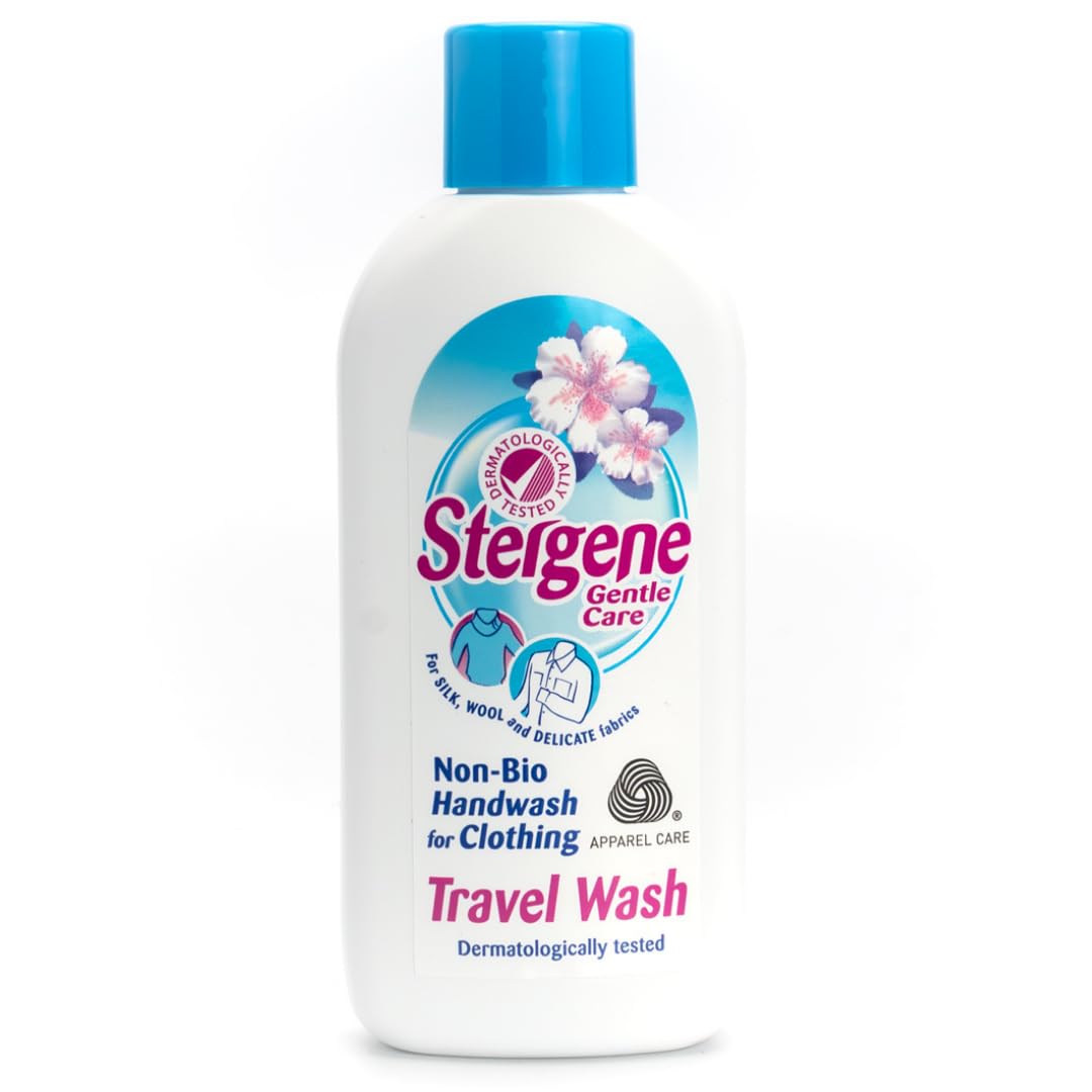Stergene Gentle Care Travel Wash for Handwash Delicates - 100ml Liquid | Non-Biological 1