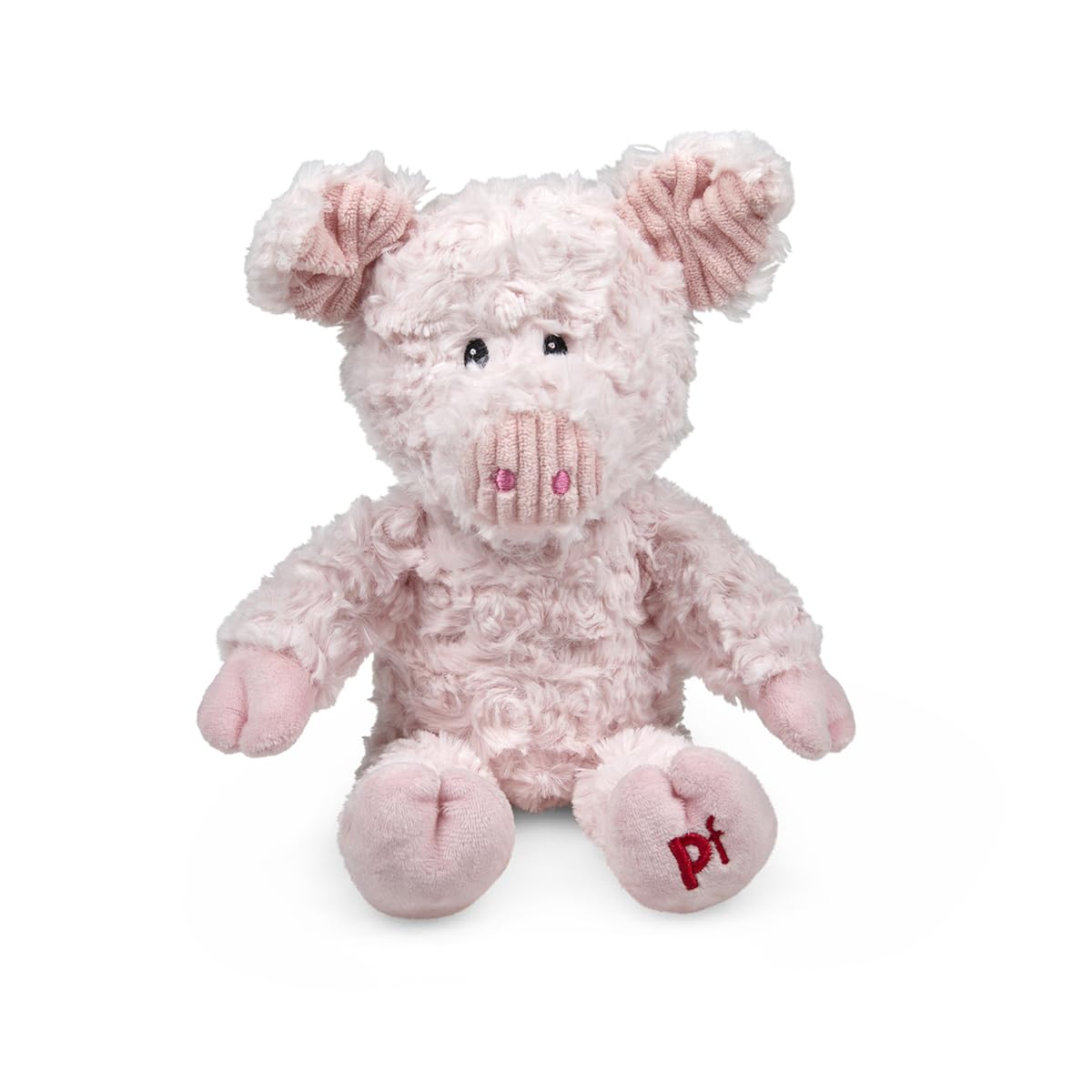 Petface Little Peony Pig Plush Dog Toy - Durable Design with Built-in Squeaker | Polyester