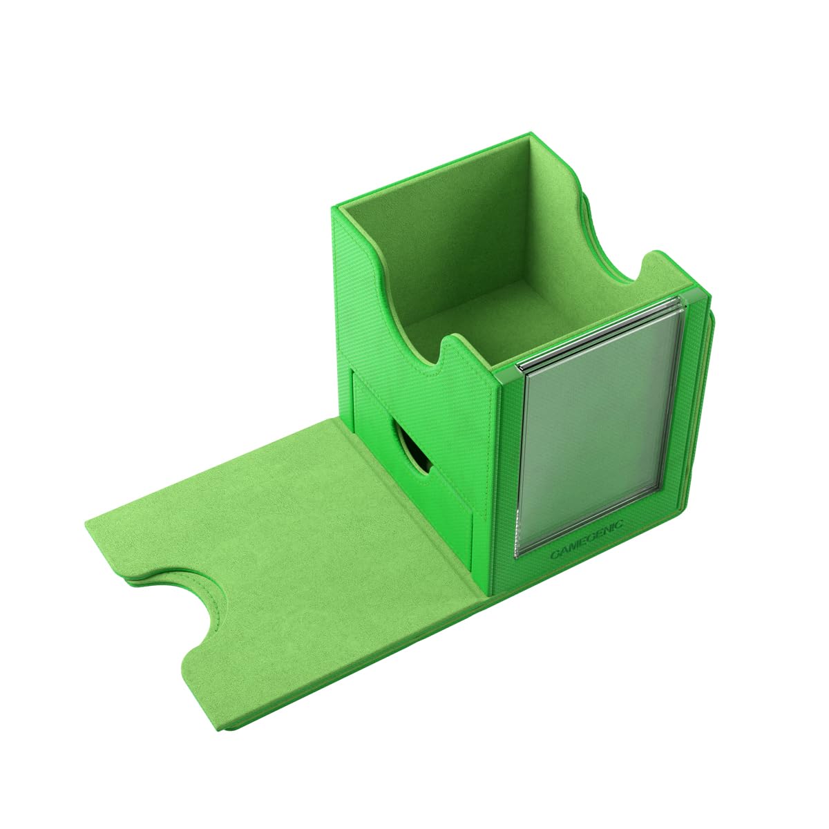 Gamegenic Sidekick Pro 100+ XL Card Box - Green | Holds 100+ Double Sleeved Cards | Includes Slide Case 7