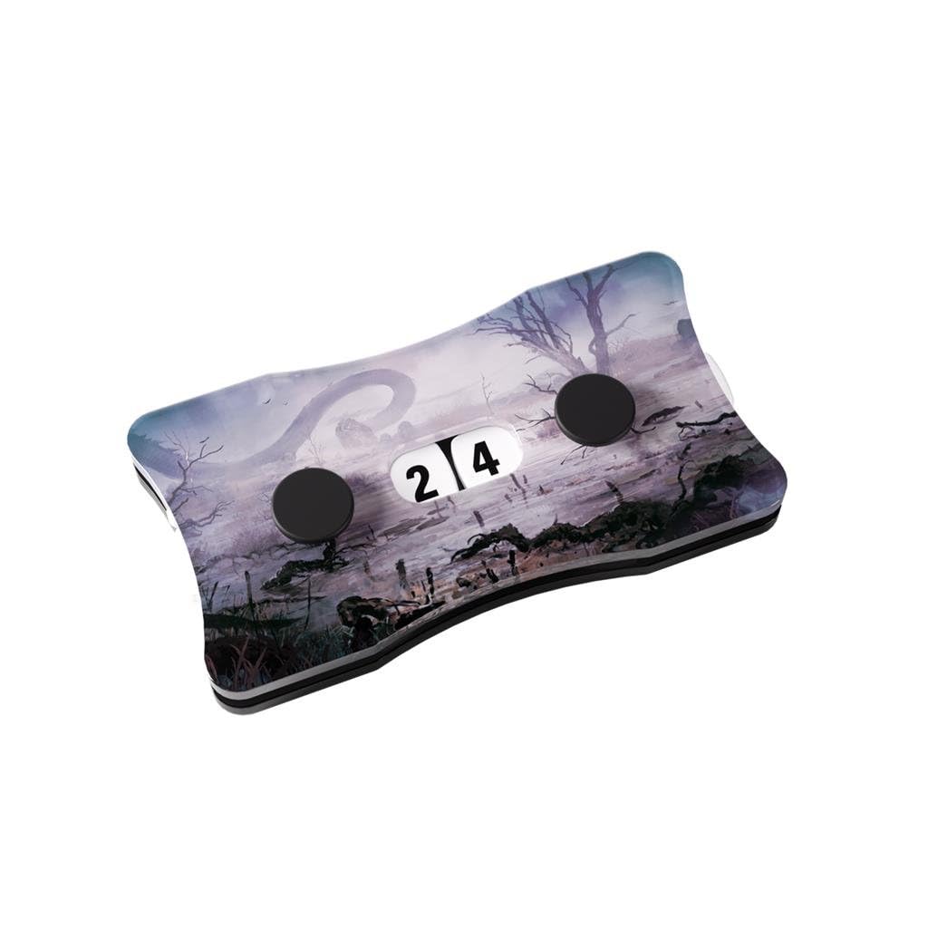 Gamegenic Double Life Counters - Swamp Design Dial Tracker | Up to 99 Points 1
